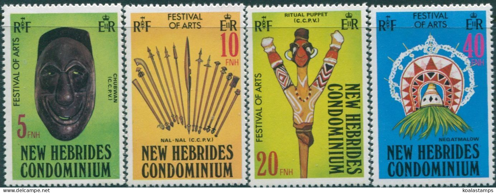 New Hebrides 1979 SG275-278 Festival Of Arts Set MNH - Andere & Zonder Classificatie