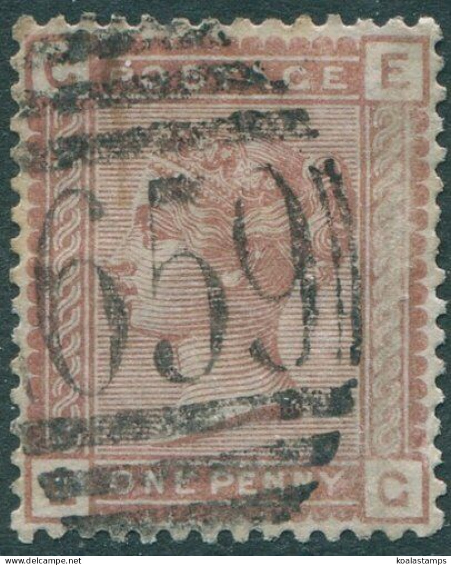Great Britain 1880 SG166 1d Venetian Red QV GEEG FU (amd) - Other & Unclassified