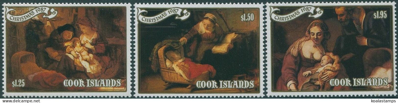 Cook Islands 1987 SG1195-1197 Christmas Set MNH - Cookeilanden