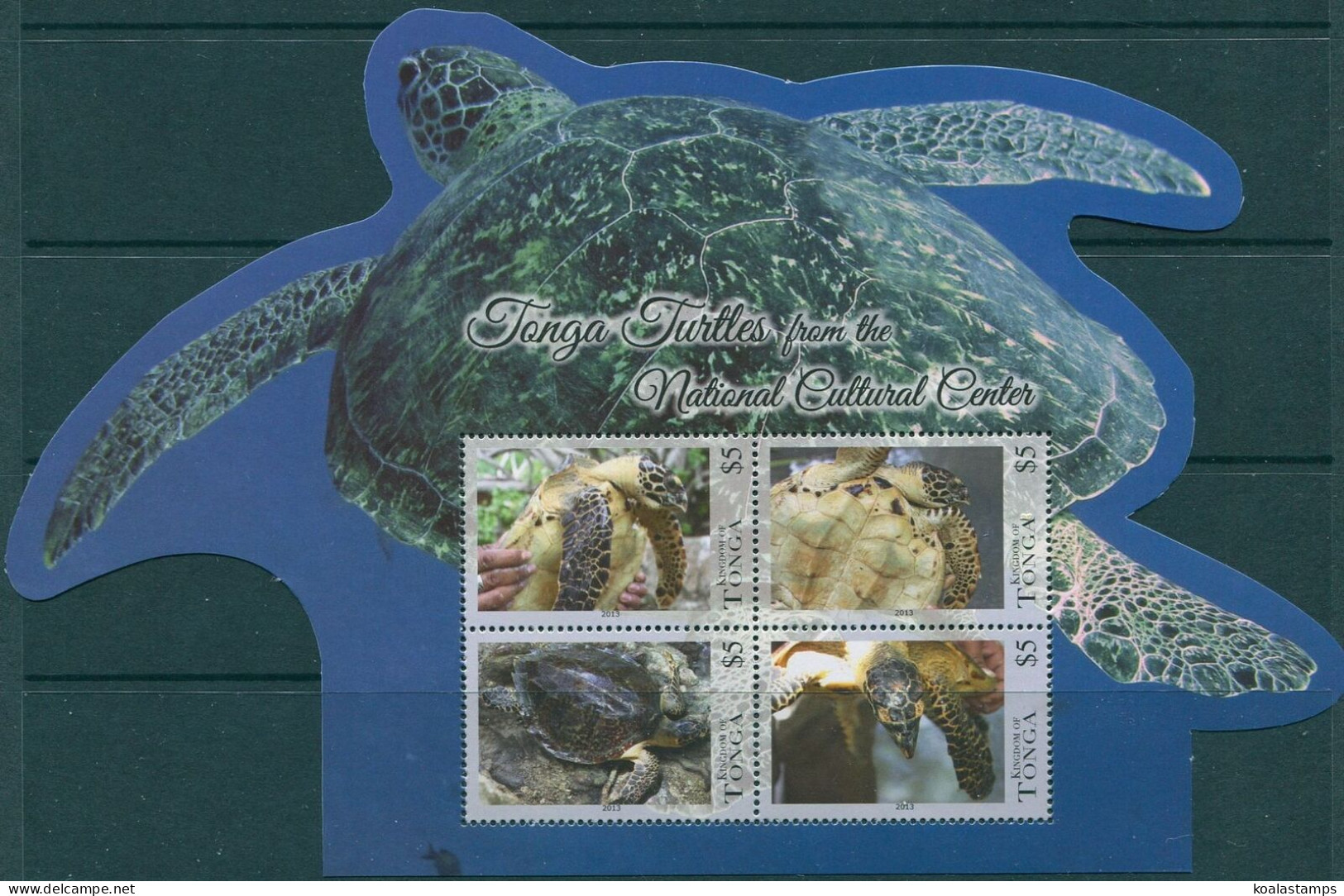 Tonga 2013 SG1674 5p Turtles MS MNH - Tonga (1970-...)