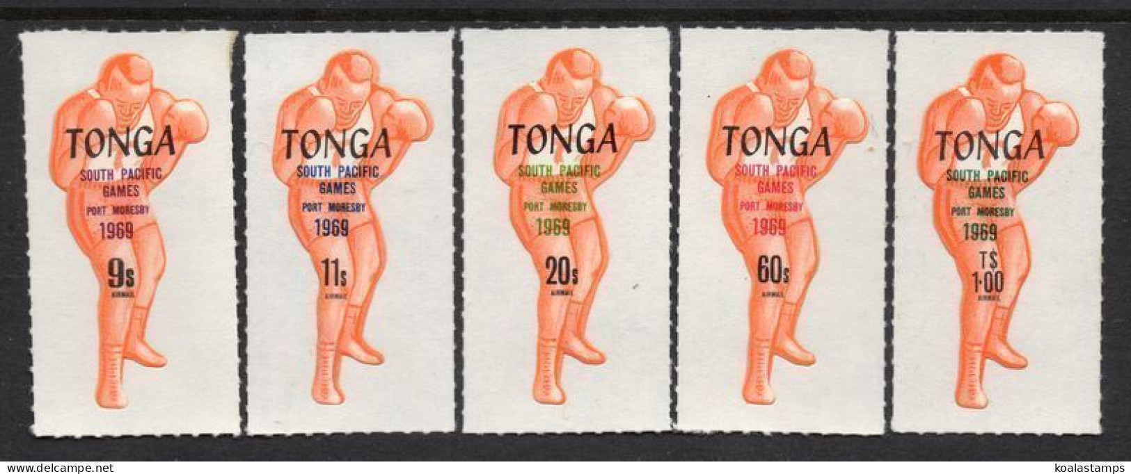 Tonga 1969 SG290-294 South Pacific Games Airmail Set MNH - Tonga (1970-...)