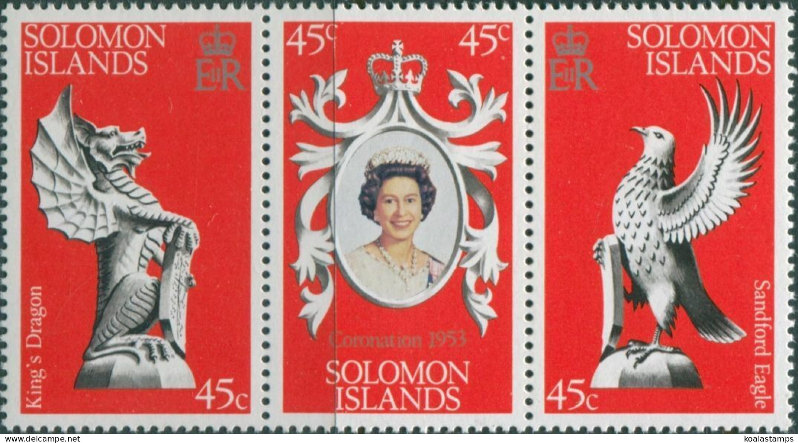 Solomon Islands 1978 SG357-359 Coronation Set MNH - Islas Salomón (1978-...)