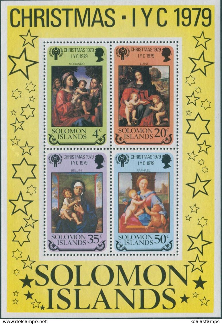 Solomon Islands 1979 SG408 Christmas MS MNH - Isole Salomone (1978-...)