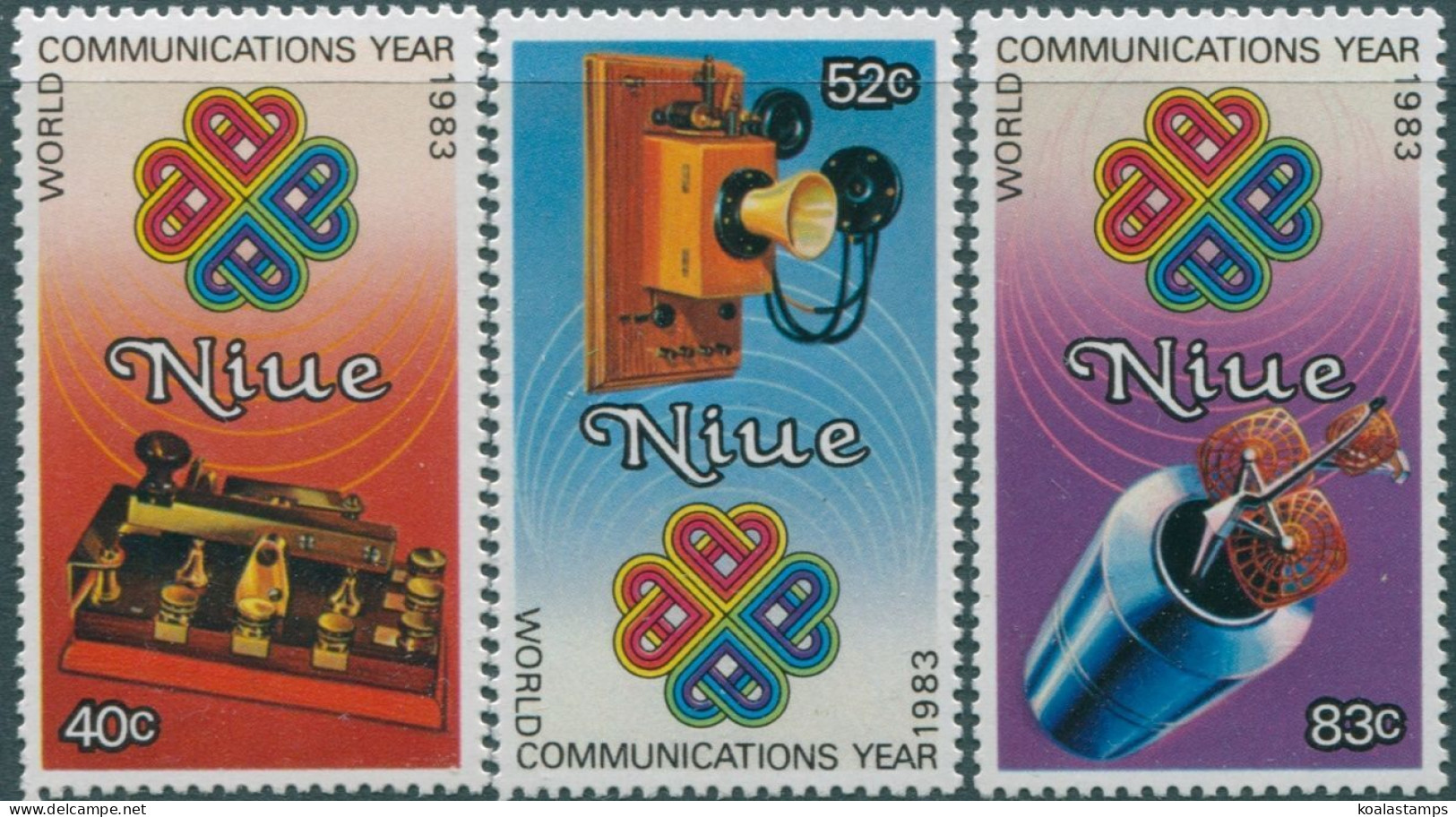 Niue 1984 SG523-525 Communication Set MNH - Niue