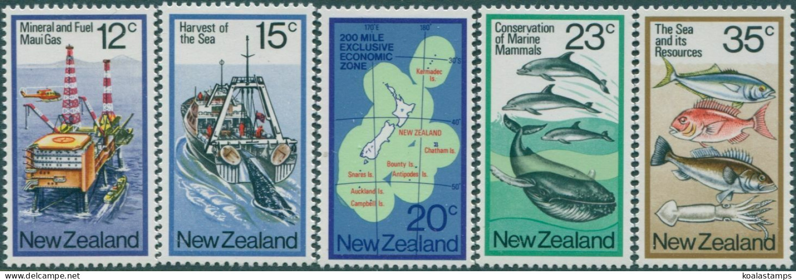 New Zealand 1978 SG1174-1178 Sea Resources Set MNH - Autres & Non Classés