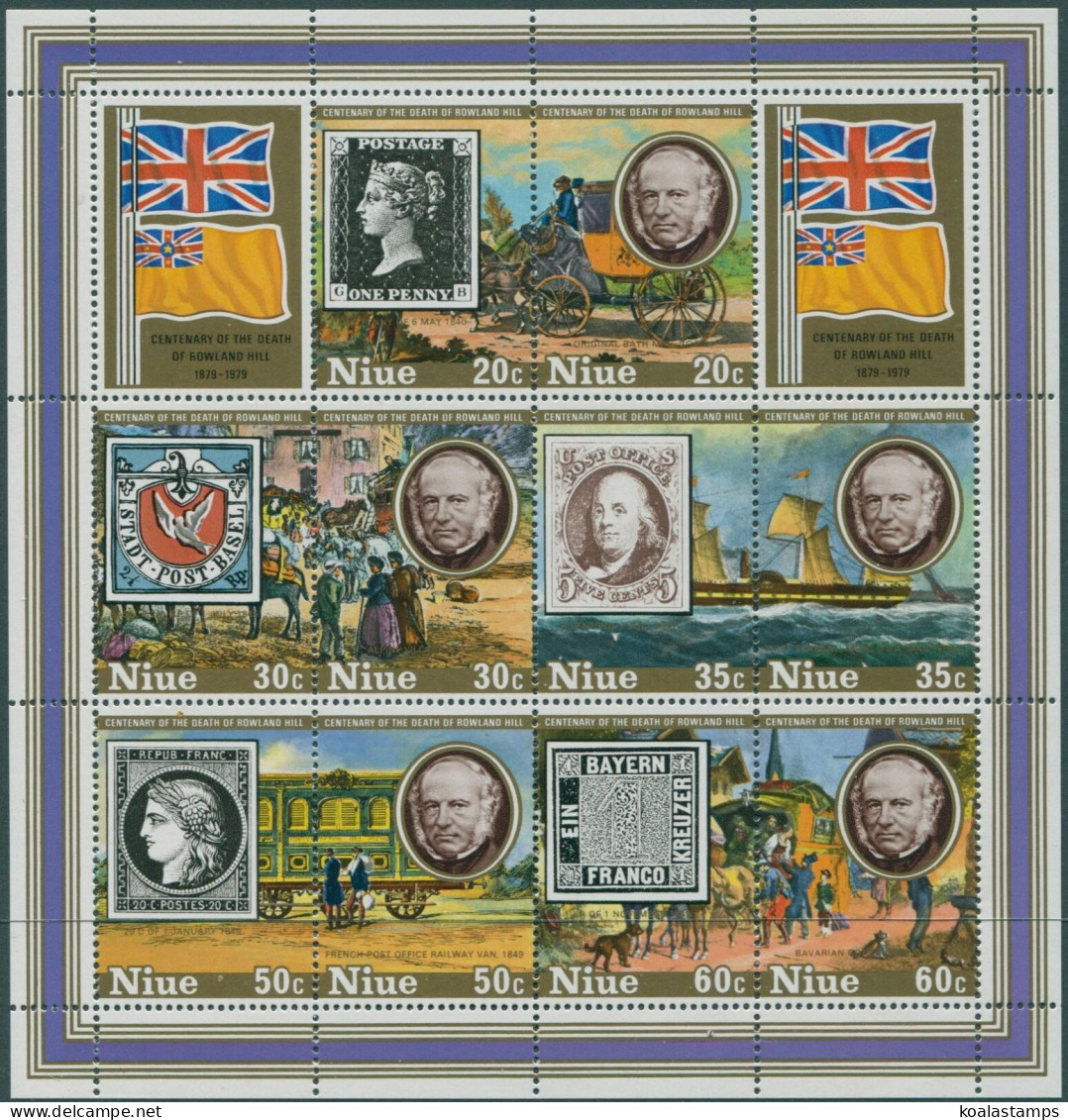 Niue 1979 SG294 Sir Rowland Hill MS MNH - Niue