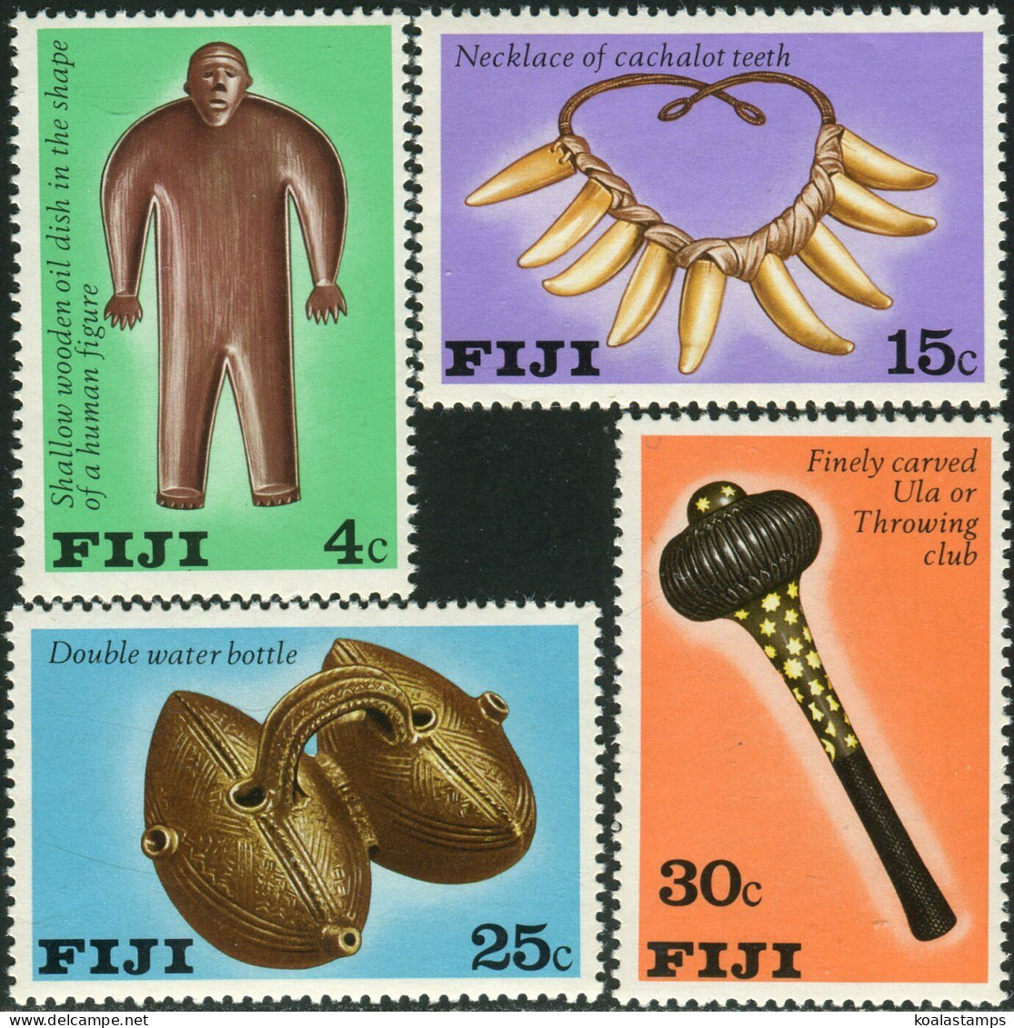 Fiji 1978 SG556-559 Artifacts Set MNH - Fidji (1970-...)