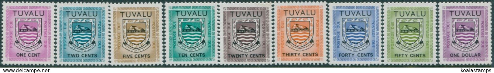 Tuvalu Dues1981 SGD1-D9 Postage Dues Set MNH - Tuvalu (fr. Elliceinseln)