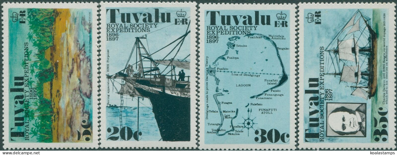 Tuvalu 1977 SG77-80 Royal Society Set MNH - Tuvalu (fr. Elliceinseln)