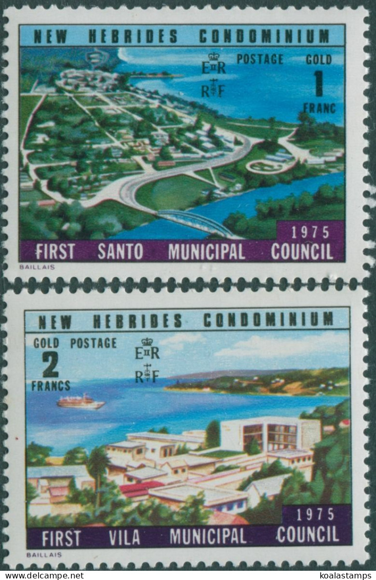 New Hebrides 1976 SG212-213 Constitutional Changes MNH - Other & Unclassified