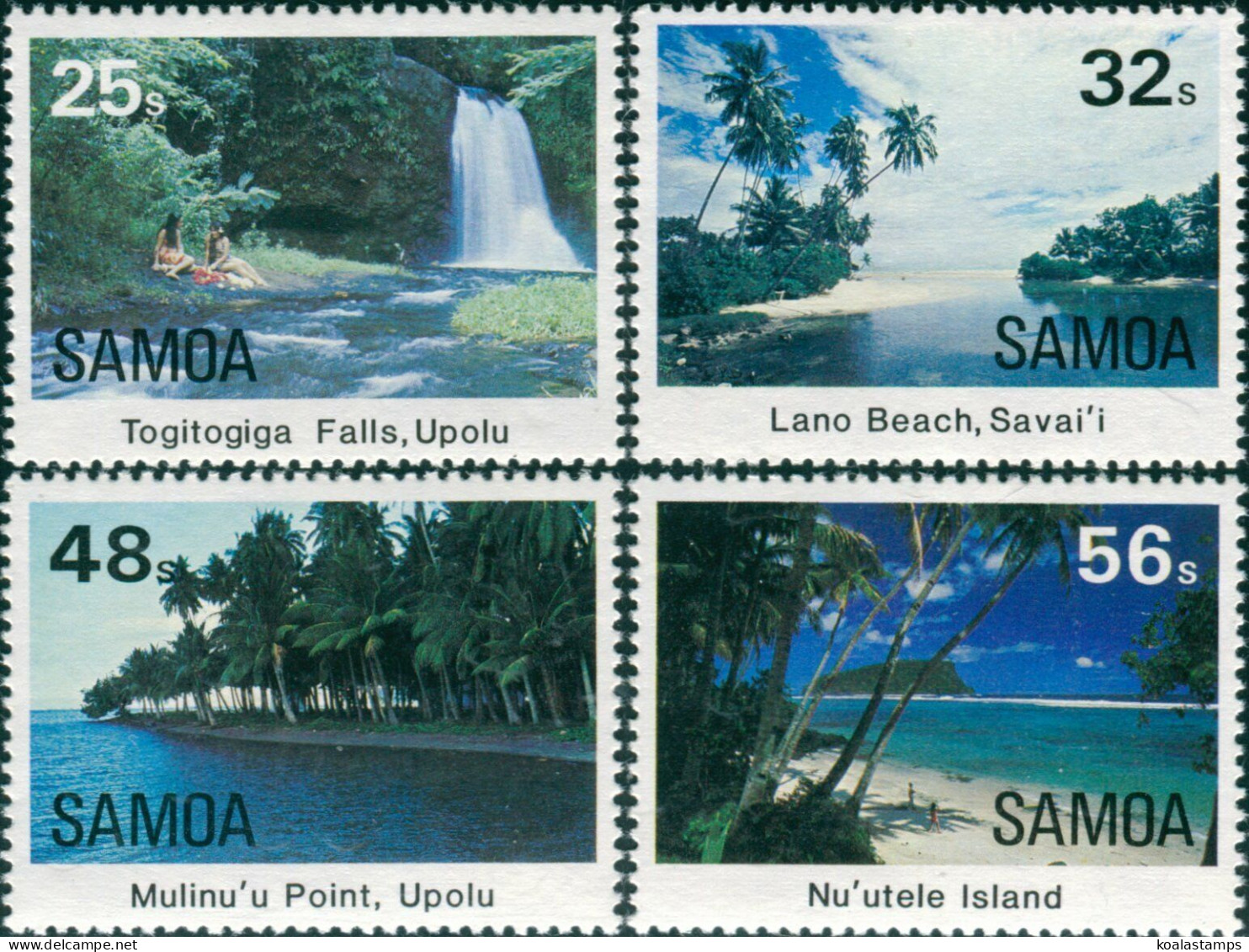 Samoa 1984 SG669-672 Scenic Views Set MNH - Samoa (Staat)