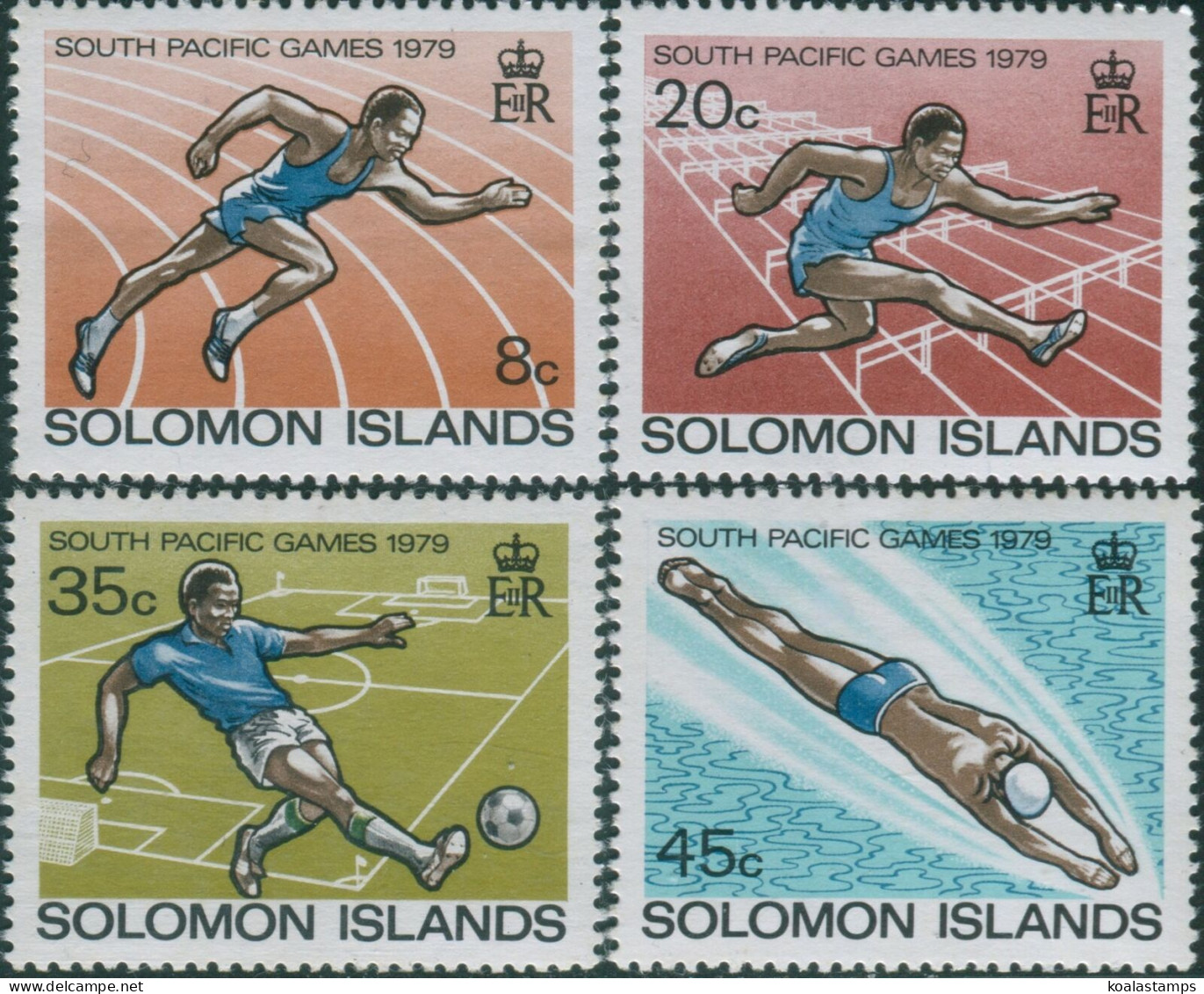 Solomon Islands 1979 SG380-383 South Pacific Games Set MNH - Isole Salomone (1978-...)