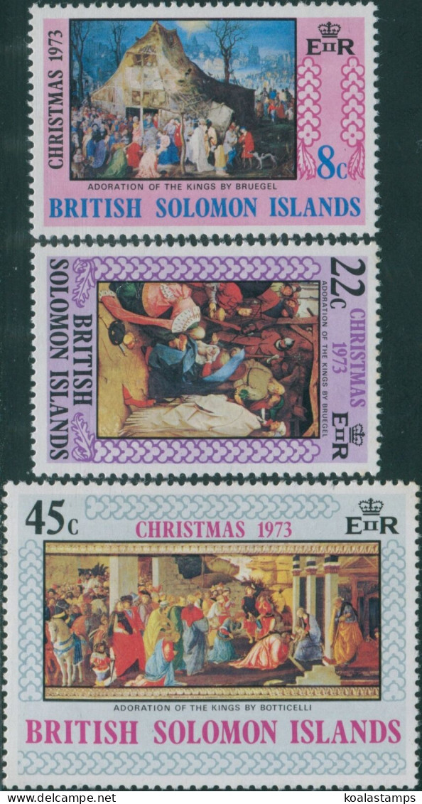 Solomon Islands 1973 SG247-249 Christmas Set MNH - Solomon Islands (1978-...)