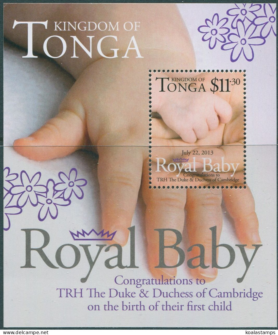 Tonga 2013 SG1698 Prince George Birth MS MNH - Tonga (1970-...)