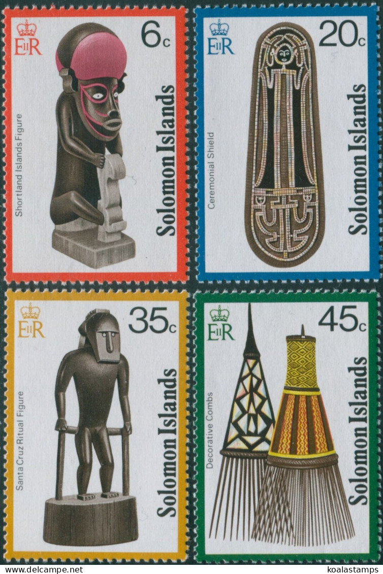 Solomon Islands 1978 SG353-356 Artefacts Set MNH - Salomoninseln (Salomonen 1978-...)