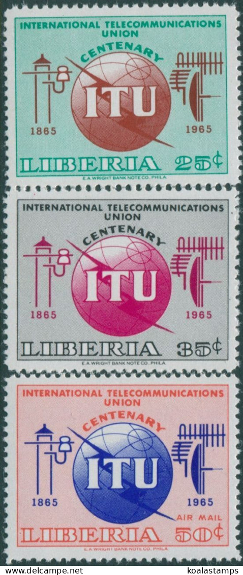 Liberia 1965 SG917-919 ITU Set MNH - Liberia