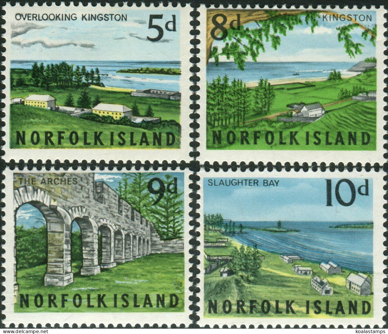 Norfolk Island 1964 SG51-54 Scenes Set MNH - Isla Norfolk