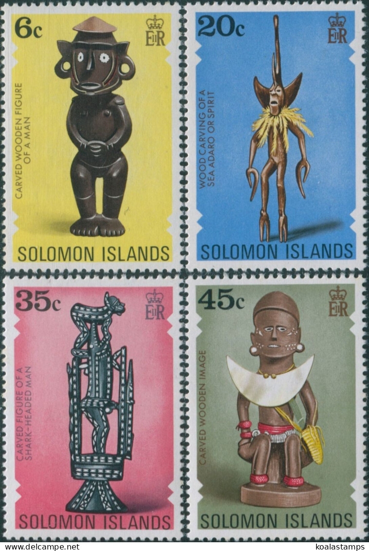 Solomon Islands 1977 SG337-340 Artefacts Set MNH - Salomon (Iles 1978-...)