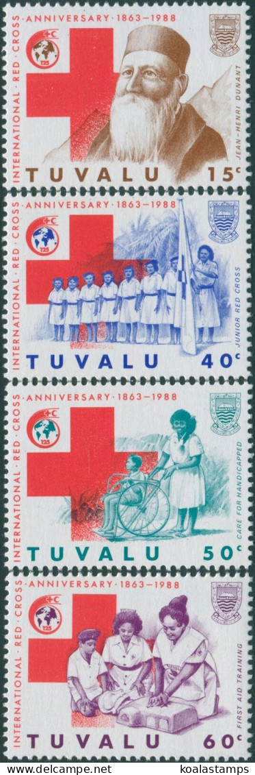 Tuvalu 1988 SG518-521 Red Cross Set MNH - Tuvalu