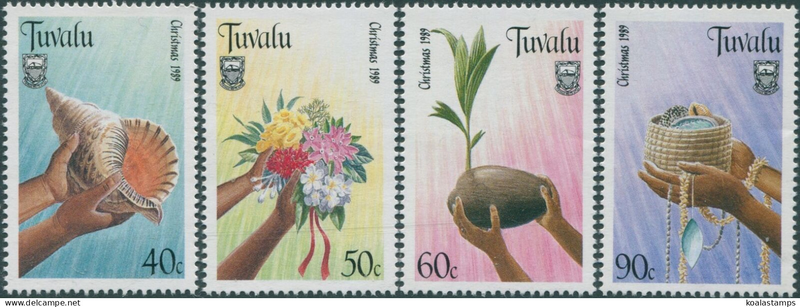 Tuvalu 1989 SG564-567 Christmas Set MNH - Tuvalu