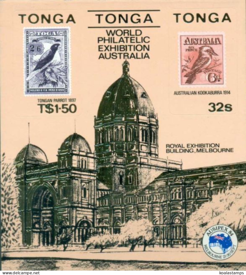 Tonga 1984 SG892 $1.50 Ausipex MS MNH - Tonga (1970-...)