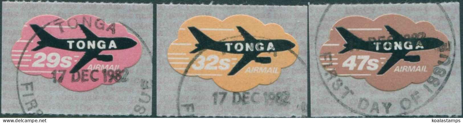 Tonga 1979 SG726a-728a Airmail FU - Tonga (1970-...)