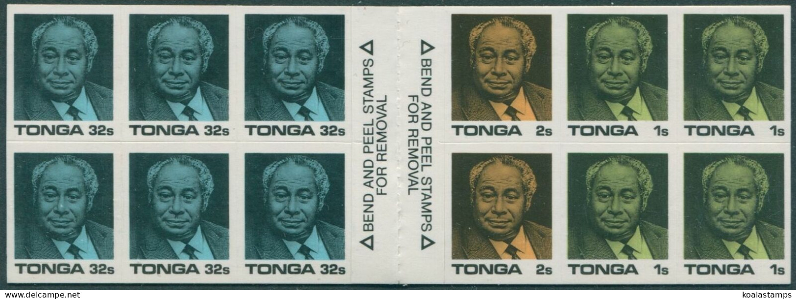 Tonga 1987 SG972c King Taufa'ahau Booklet MNH - Tonga (1970-...)