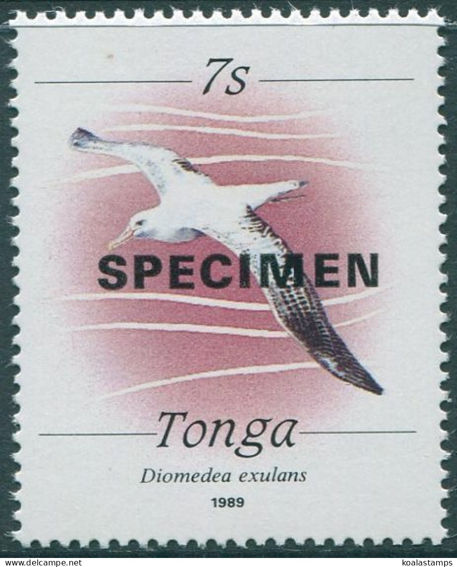 Tonga 1989 SG1004 7s Wandering Albatross SPECIMEN MNH - Tonga (1970-...)