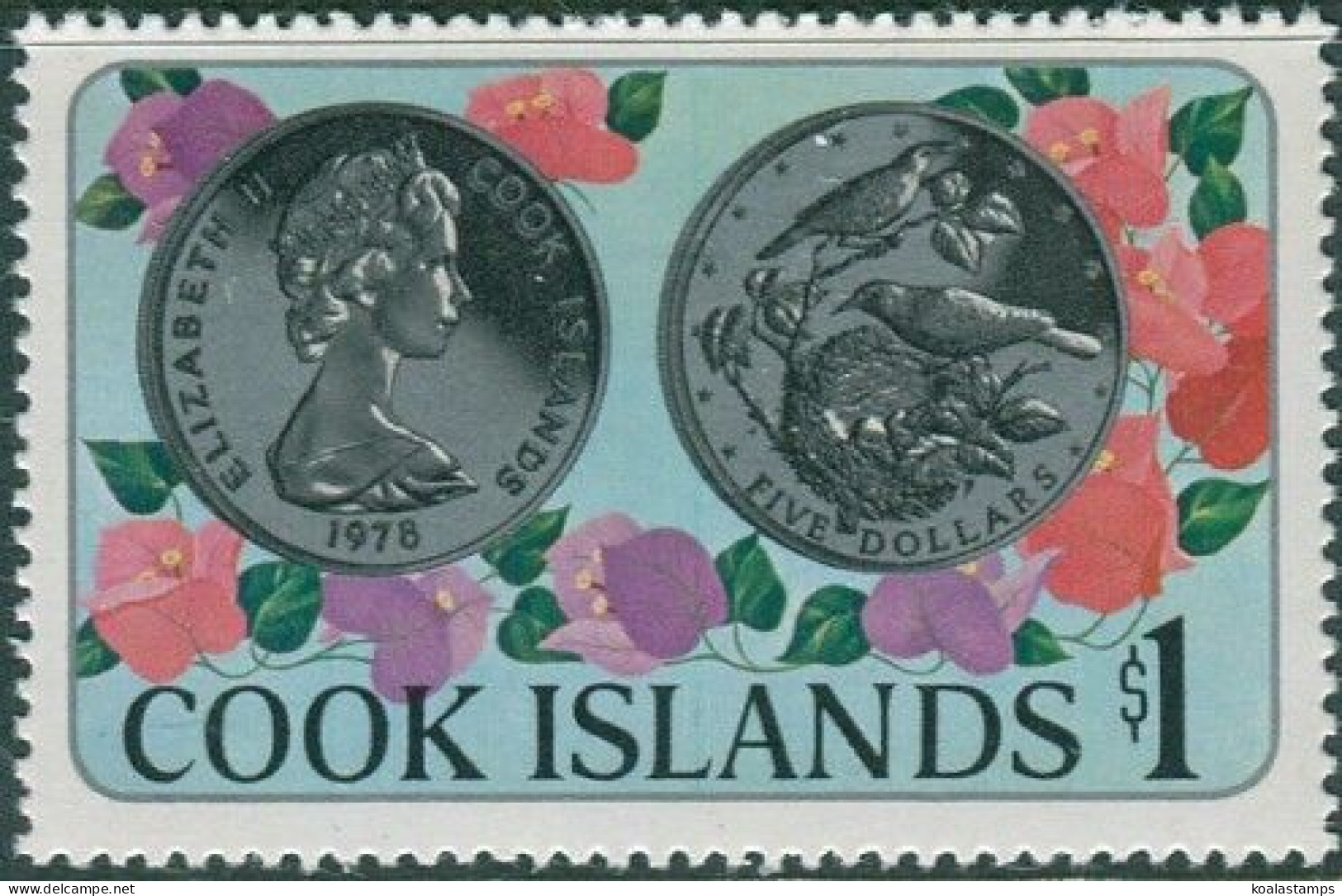 Cook Islands 1978 SG617 $1 Wildlife Day MNH - Cook
