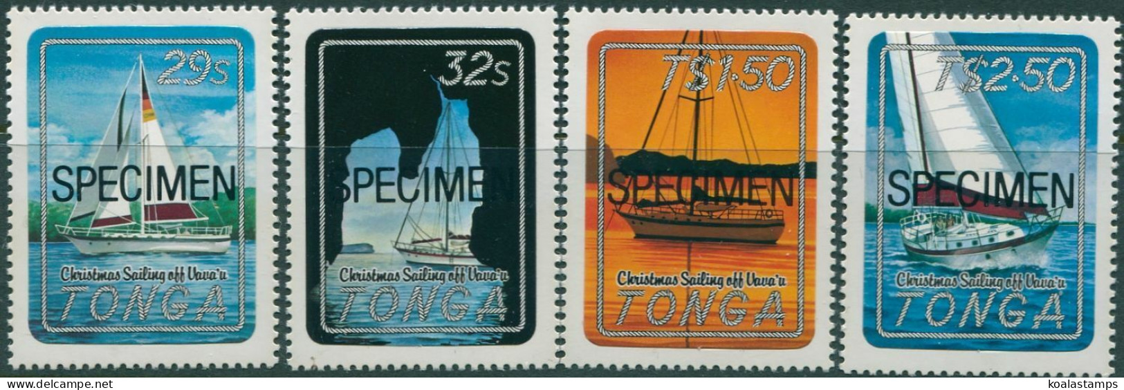 Tonga 1983 SG857-860 Christmas SPECIMEN Set MNH - Tonga (1970-...)