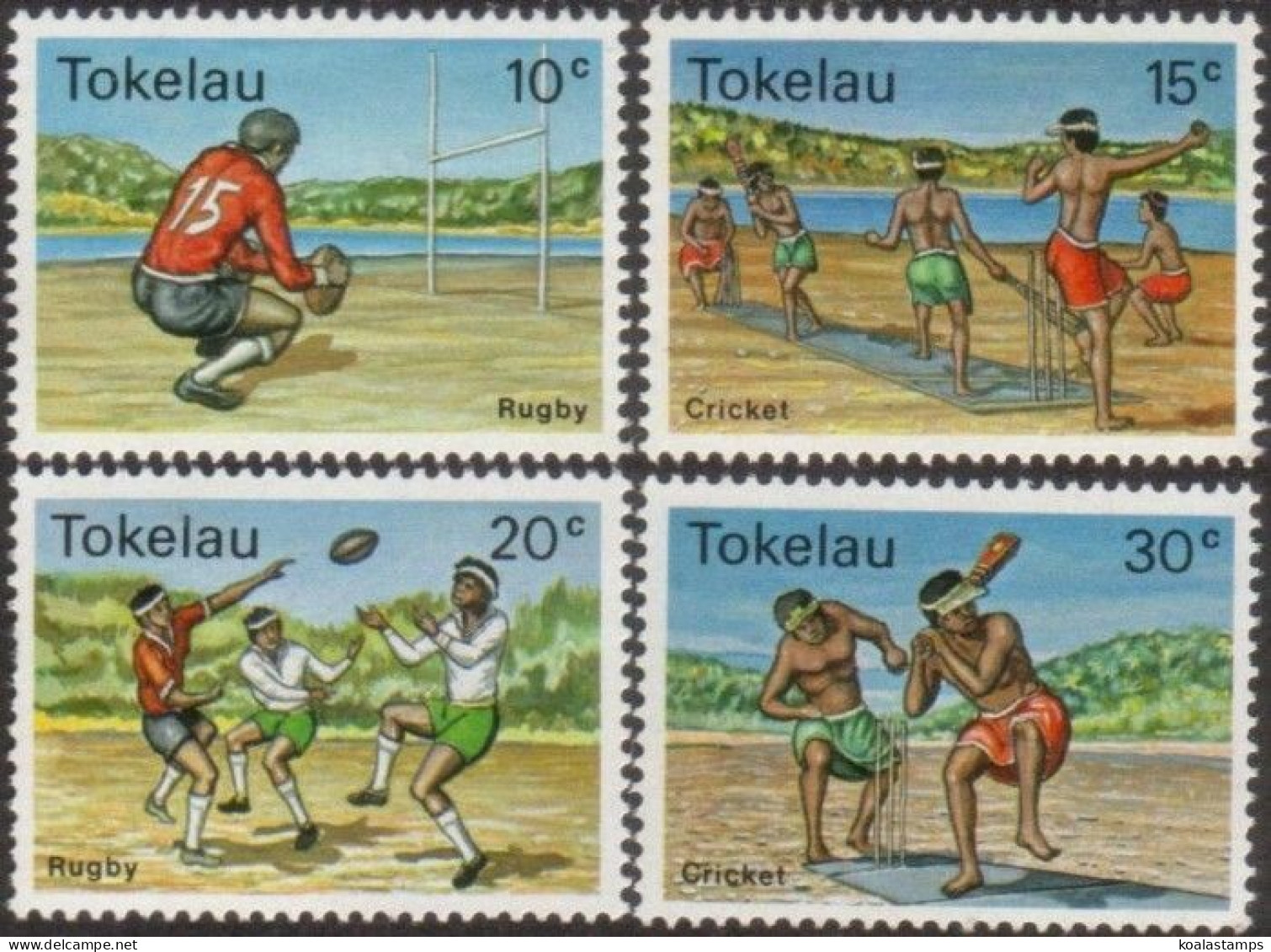 Tokelau 1979 SG69 Local Sports Set MNH - Tokelau