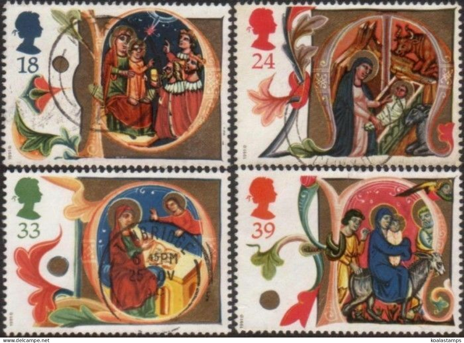 Great Britain 1991 SG1582 Christmas Part Set FU - Unclassified
