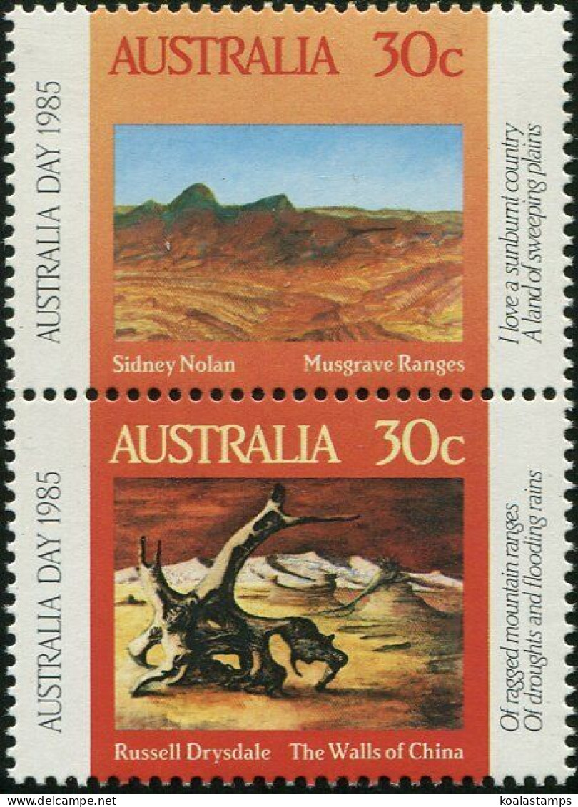 Australia 1985 SG961 Australia Day Pair MNH - Otros & Sin Clasificación