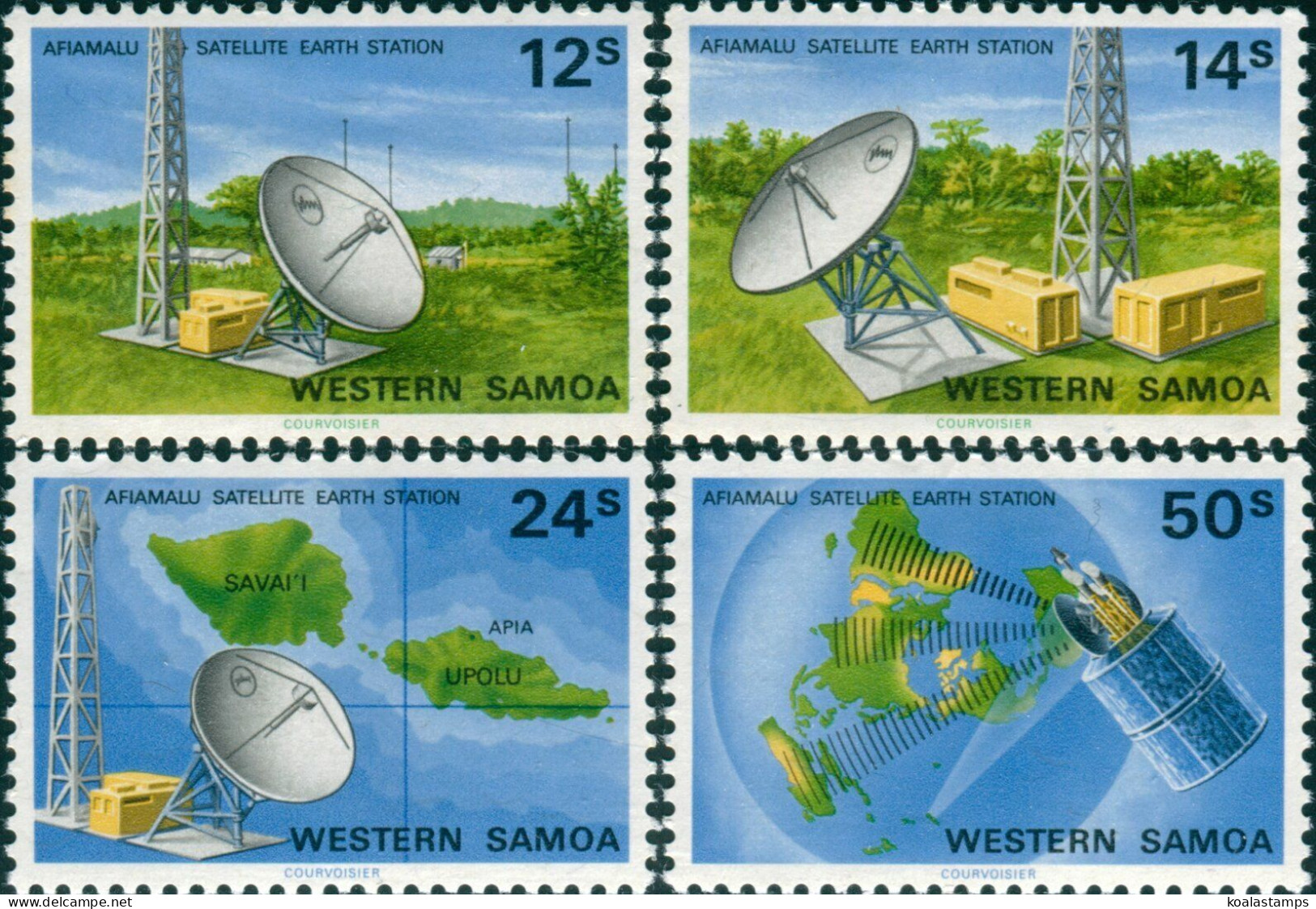 Samoa 1980 SG574-577 Satellite Set MNH - Samoa