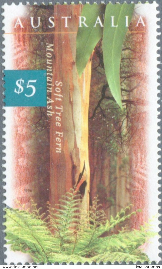 Australia 1996 SG1625 $5 Mountain Ash FU - Other & Unclassified