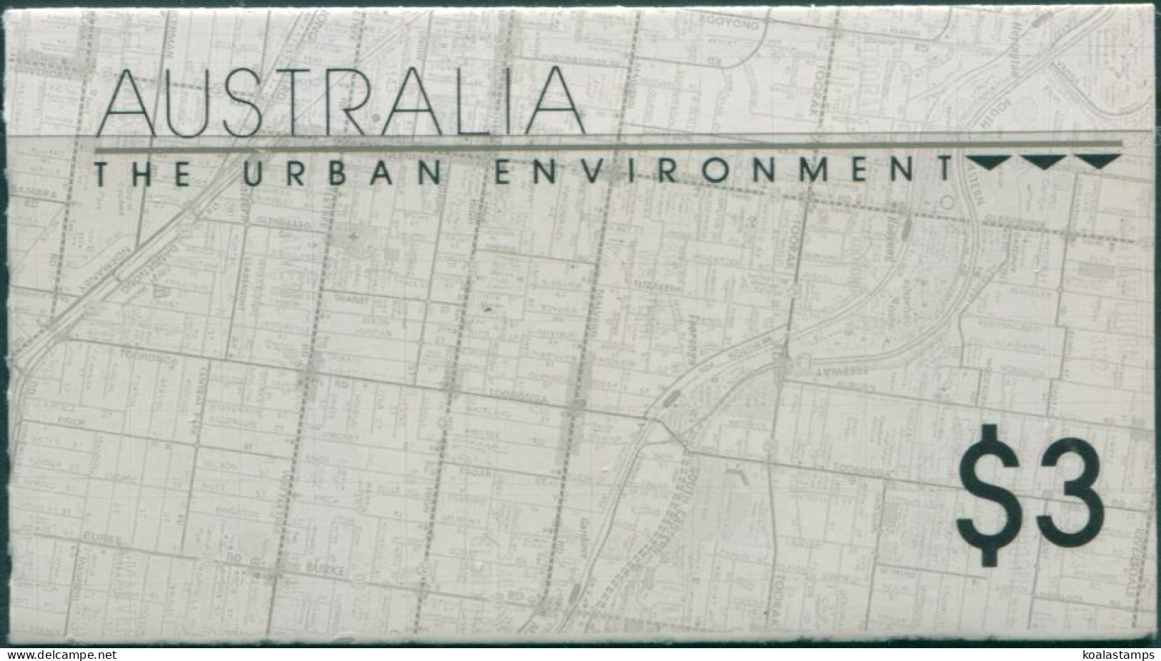 Australia Booklet 1989 SG1216-1218 Urban Environment MNH - Andere & Zonder Classificatie