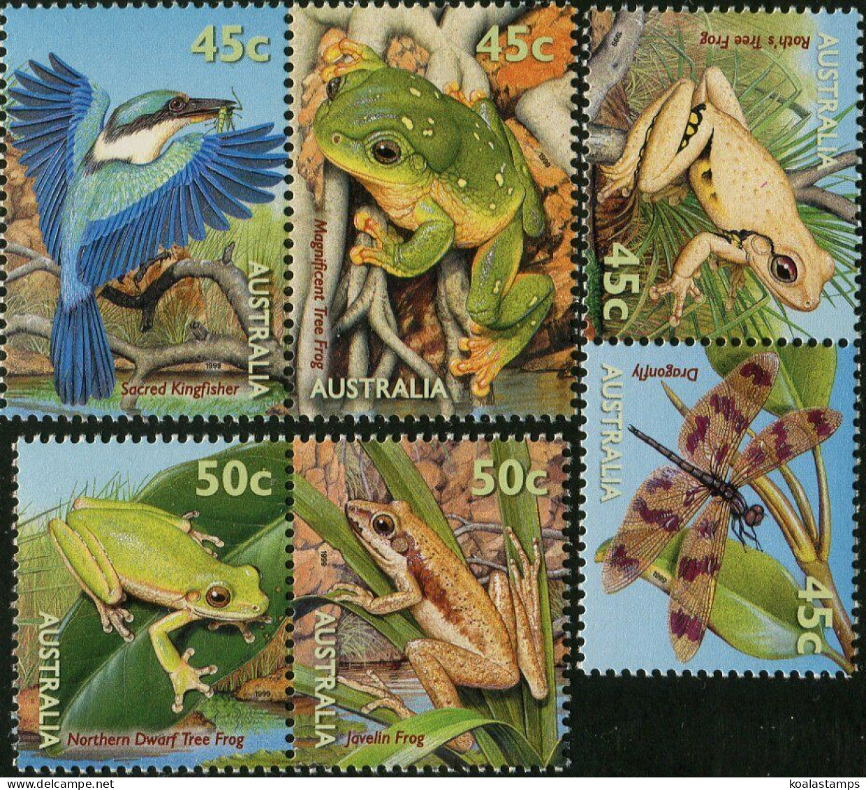 Australia 1999 SG1907 Small Pond Life Set MNH - Sonstige & Ohne Zuordnung