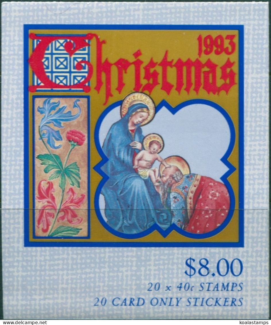 Australia Booklet 1993 SG1432 40c Christmas MNH - Autres & Non Classés