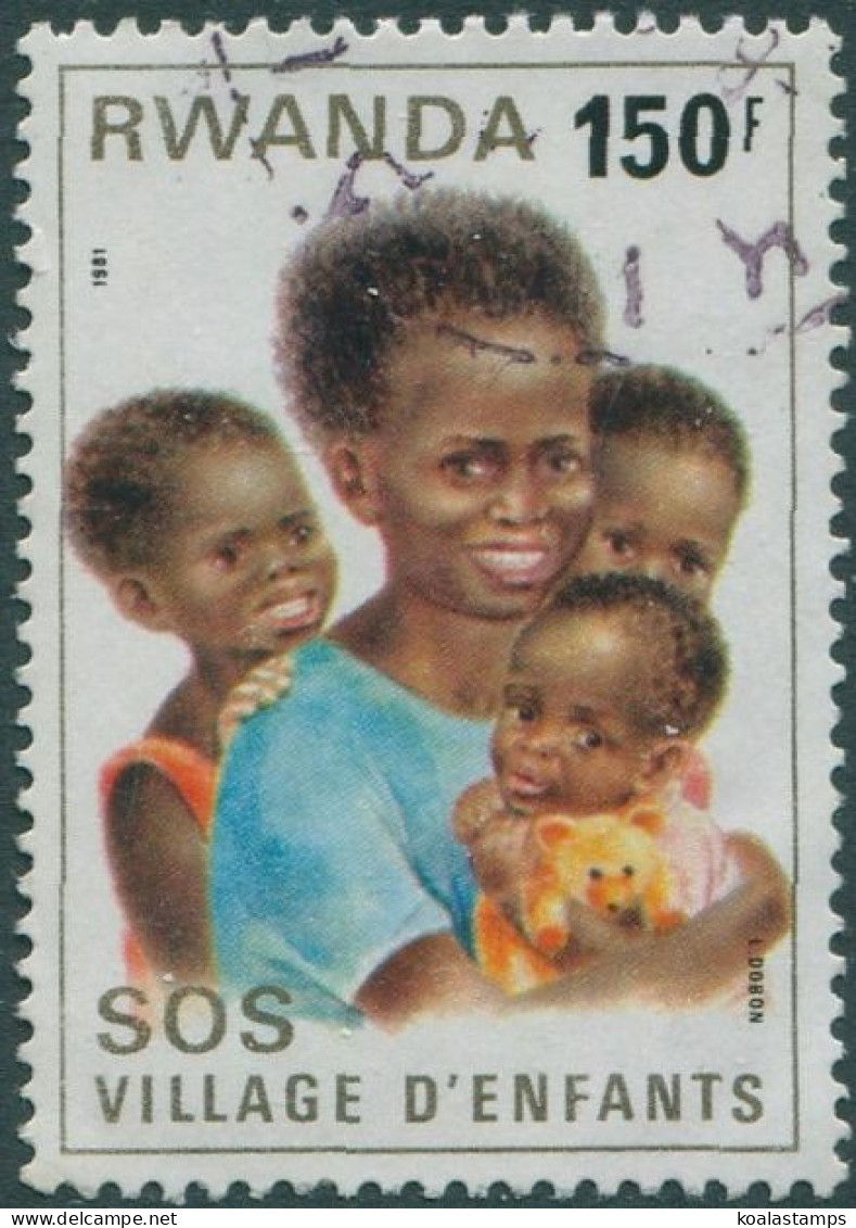Rwanda 1981 SG1040 150f Mother And Children FU - Autres & Non Classés