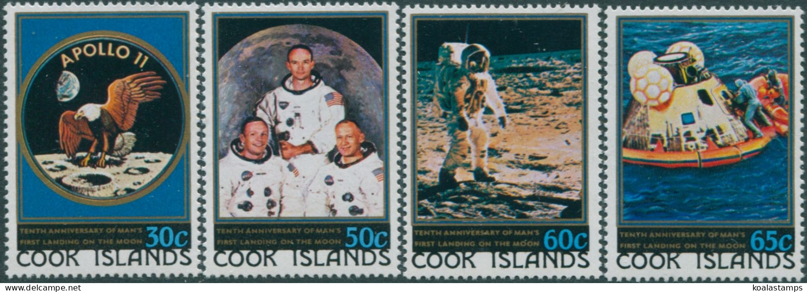 Cook Islands 1979 SG653-656 Apollo Moon Landing MNH - Cook Islands