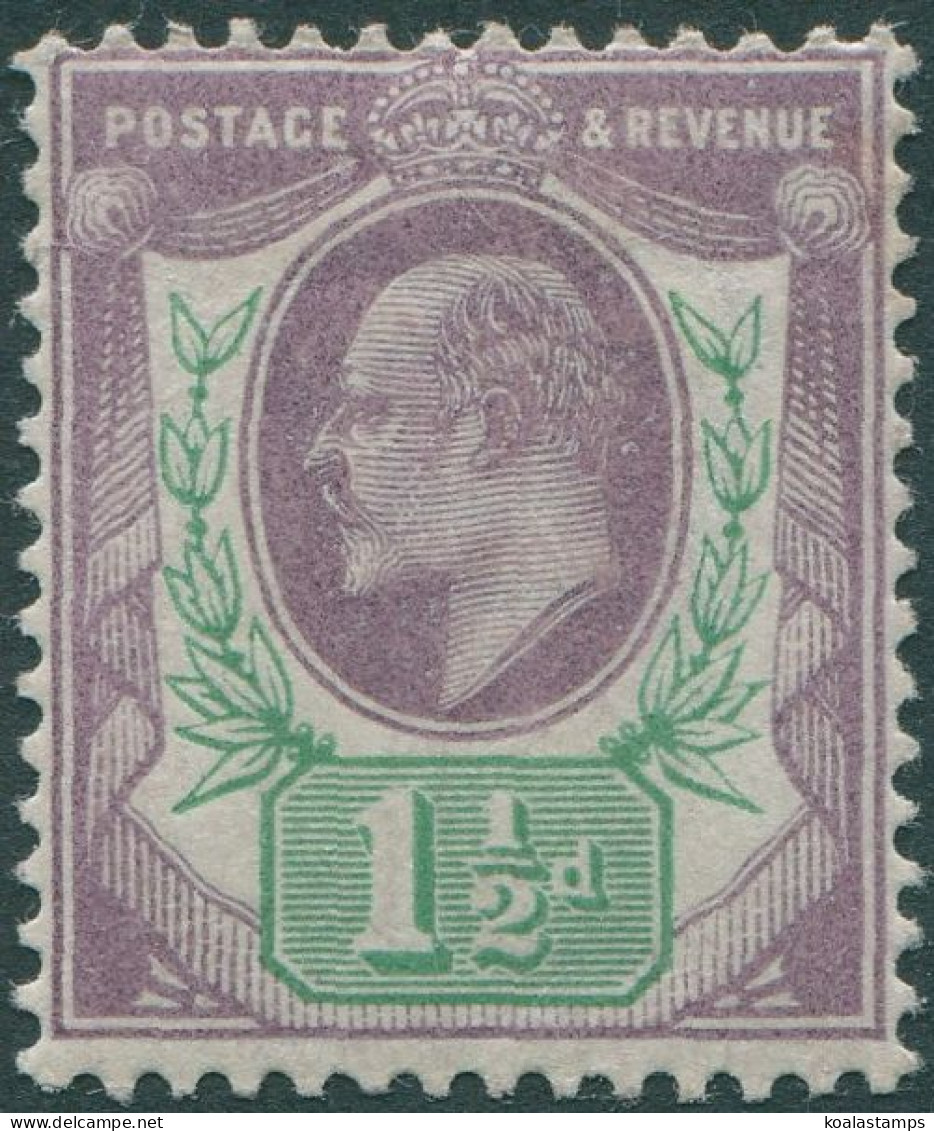 Great Britain 1902 SG221 1½d Dull Purple And Green KEVII MNH - Non Classés
