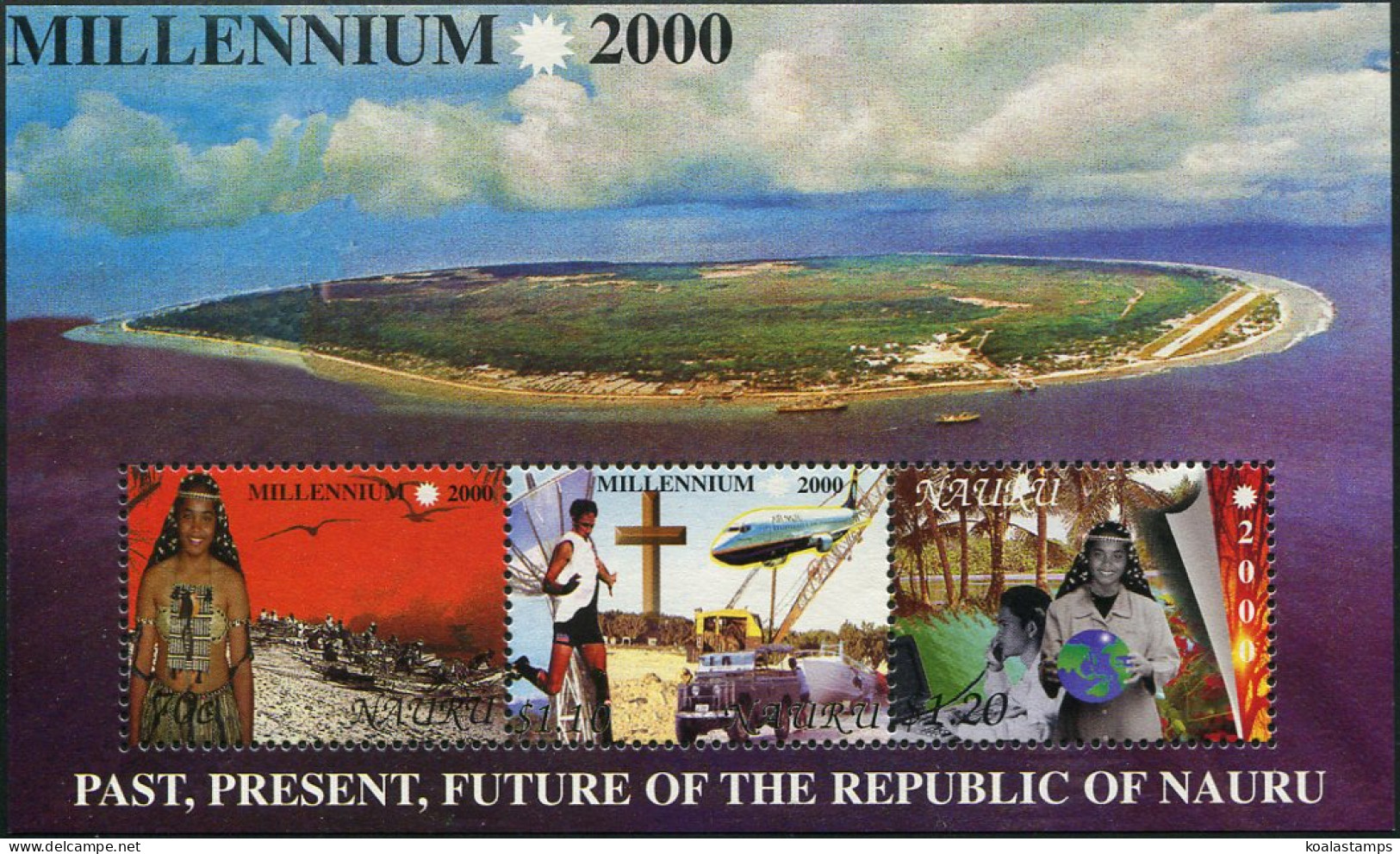 Nauru 2000 SG509 New Millennium MS MNH - Nauru