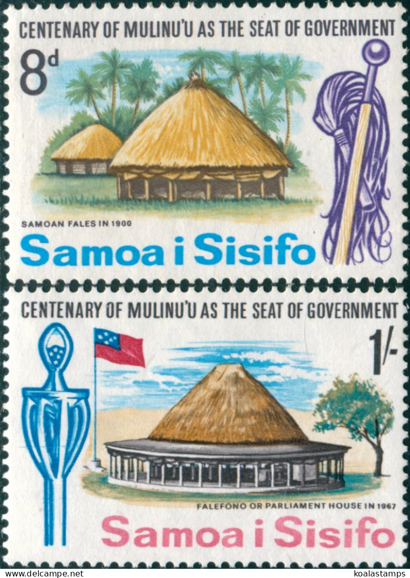 Samoa 1967 SG278-279 Government Set MLH - Samoa