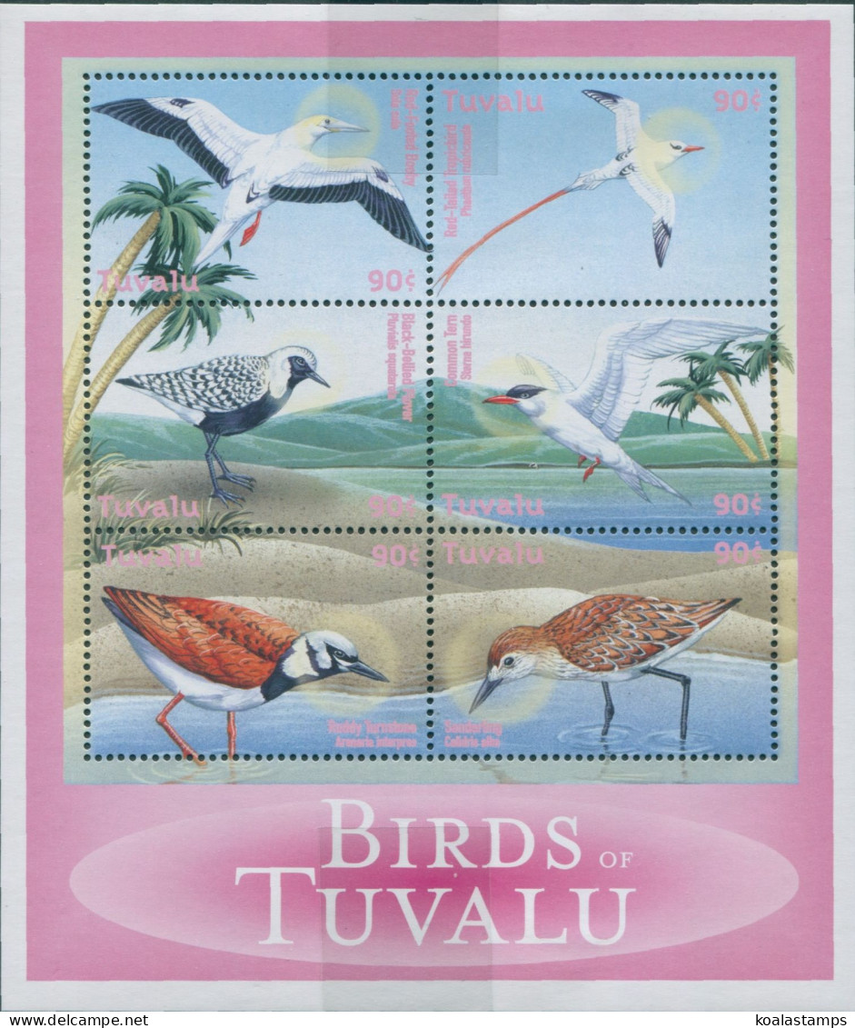 Tuvalu 2000 SG983a Birds Sheetlet MNH - Tuvalu