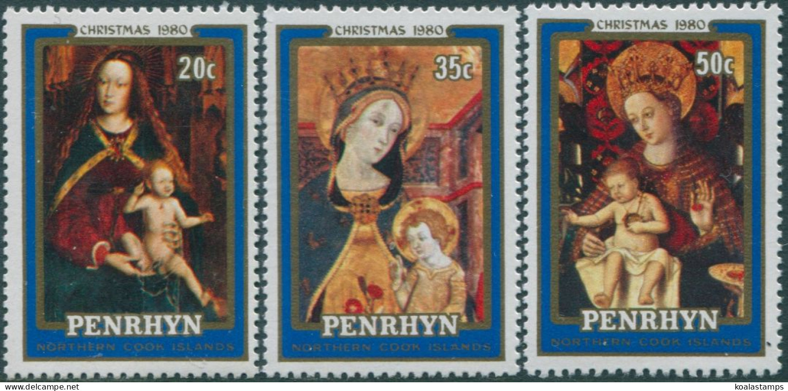 Cook Islands Penrhyn 1980 SG161-163 Christmas Set MNH - Penrhyn