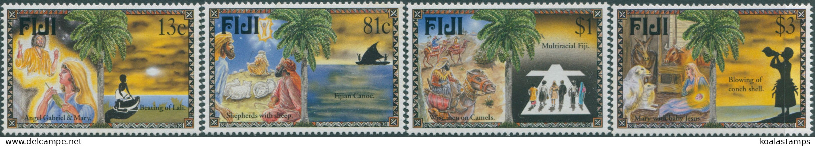 Fiji 1996 SG971-974 Christmas Set MNH - Fidji (1970-...)