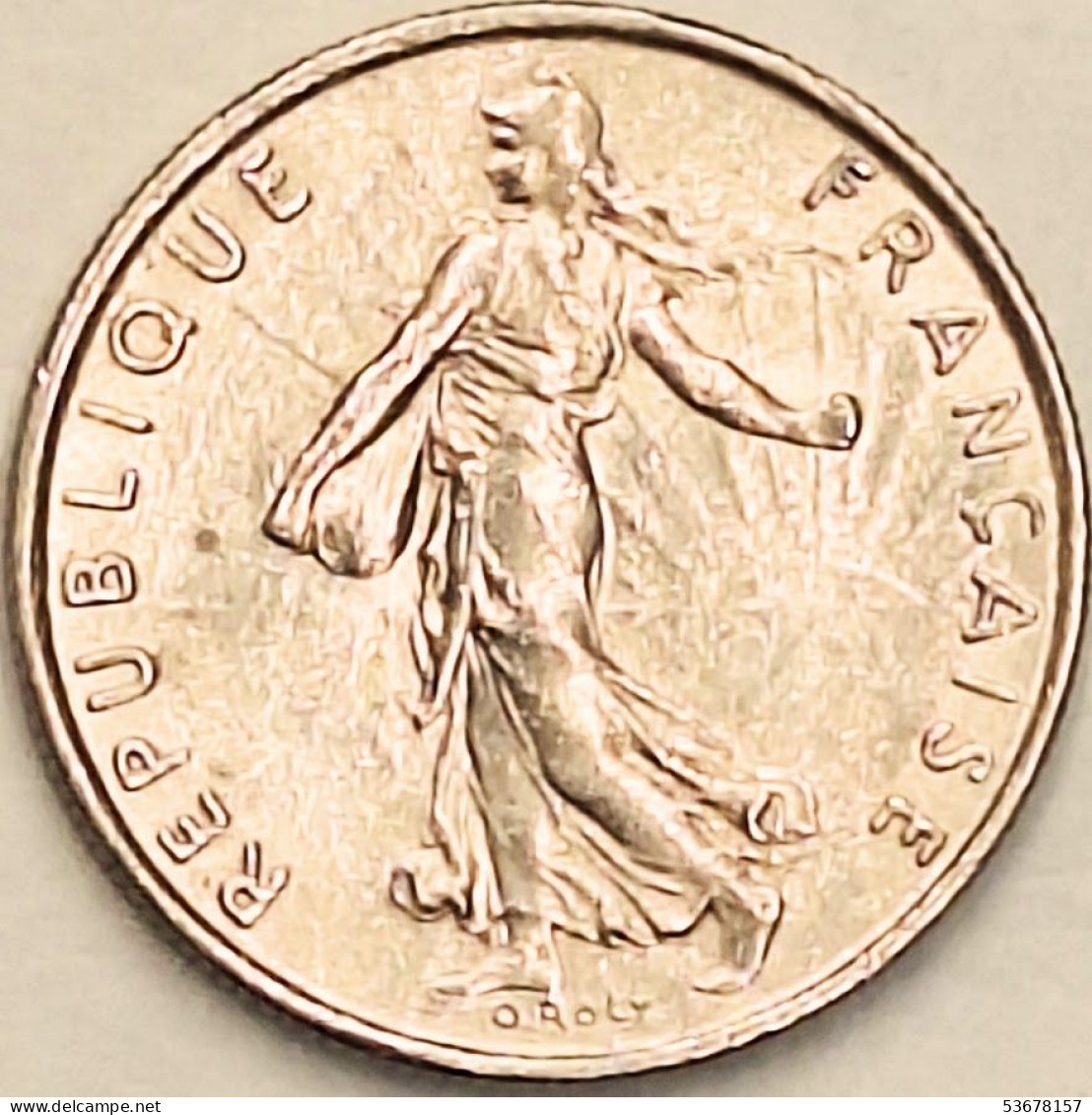 France - 1/2 Franc 1974, KM# 931.1 (#4293) - 1/2 Franc