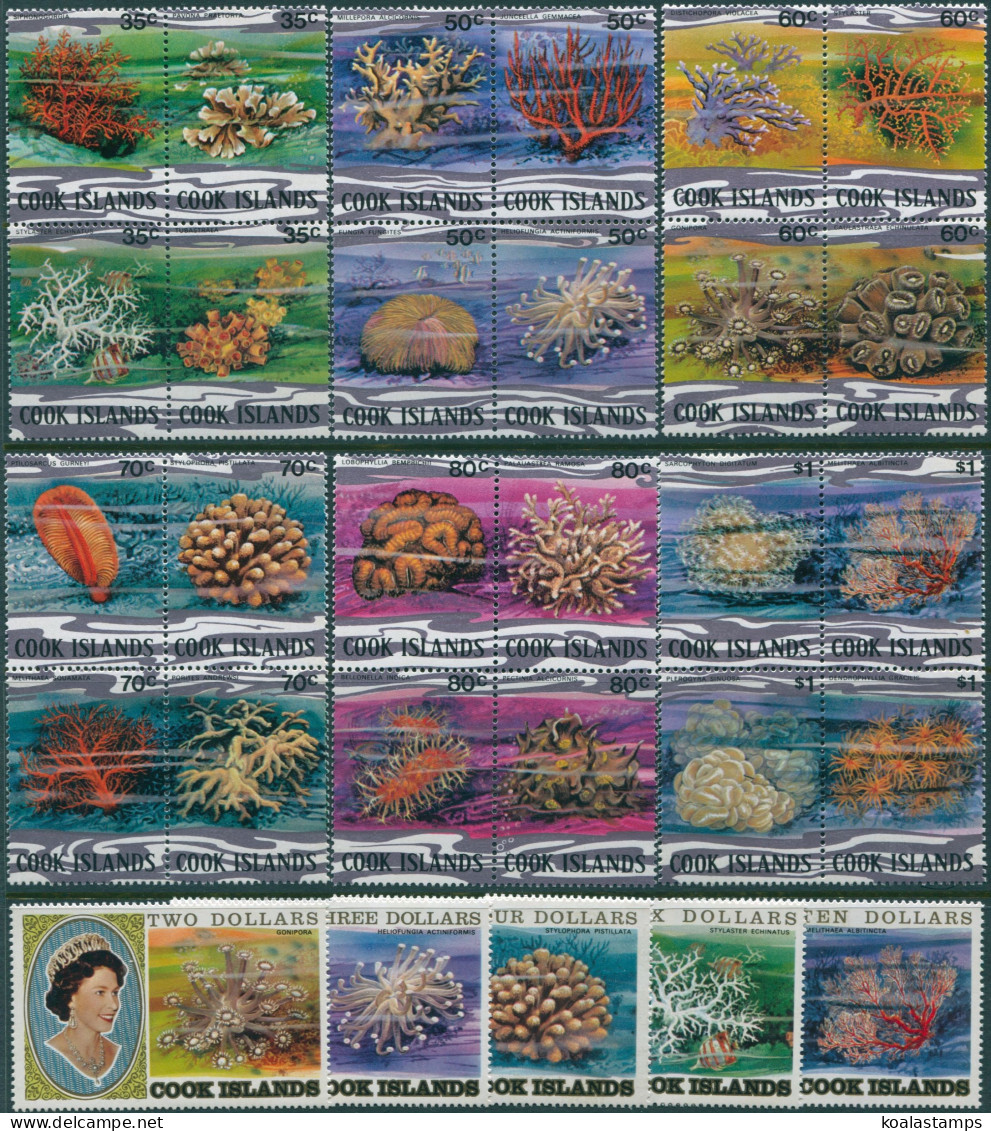 Cook Islands 1980 SG761-789 Corals 35c To $10 MNH - Cook