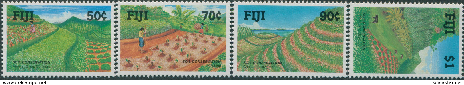 Fiji 1990 SG811-814 Soil Conservation Set MNH - Fidji (1970-...)
