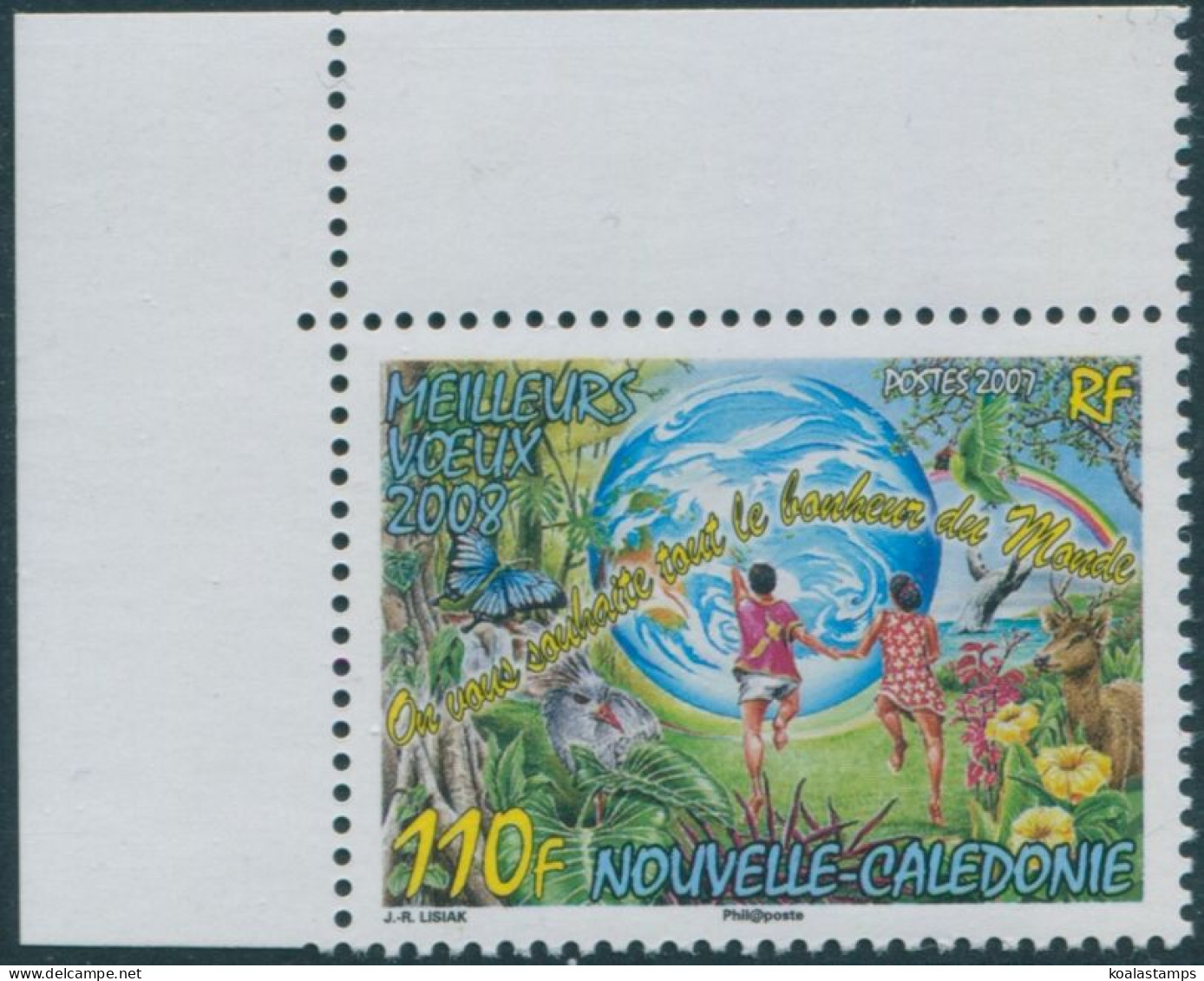 New Caledonia 2007 SG1429 110f Happy New Year MNH - Otros & Sin Clasificación